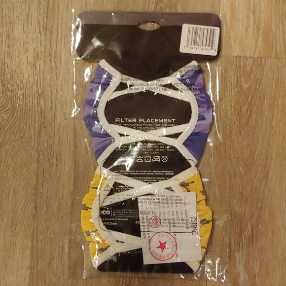 NFL Los Angeles Rams Face Cover Mask Filter Pocket - Picture 2 of 4